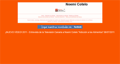 Desktop Screenshot of noemicotelo.com
